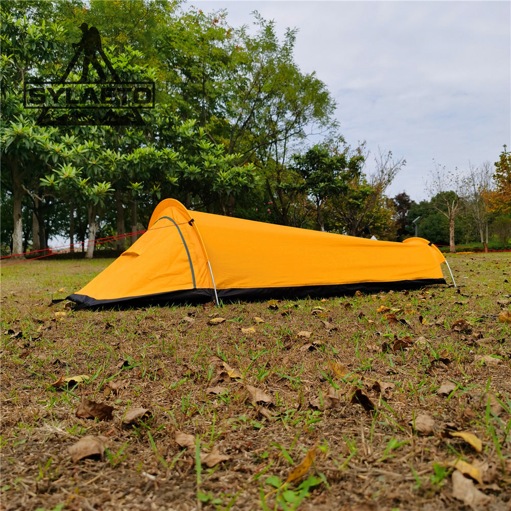 Ultralight Tent,850g Bivy Shelter,220×90×50cm Stormproof Aircraft Aluminum Pole,3000mm Waterproof,3-Minute Setup