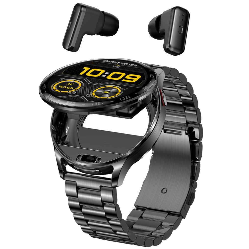 T97 2 - in - 1 smartwatch, TWS earphones, sports heart rate, blood oxygen and blood pressure monitoring, NFC offline payment - URANBATO