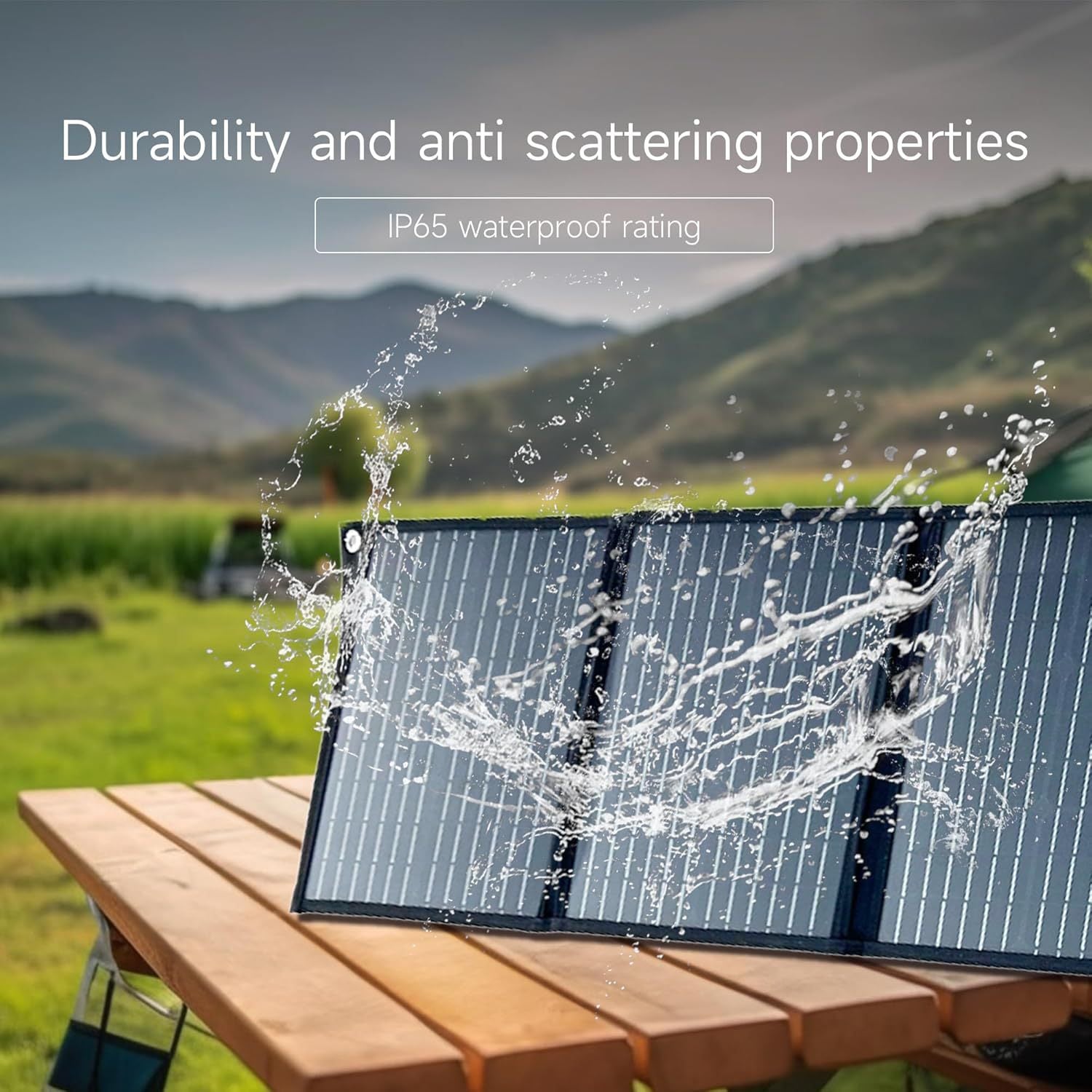 100W Solar Charger,4 - Port Fast Charge,5.5cm Ultra - Slim 18V Stable Output,900D Waterproof Fabric｜10 - in - 1 Adapters - URANBATO