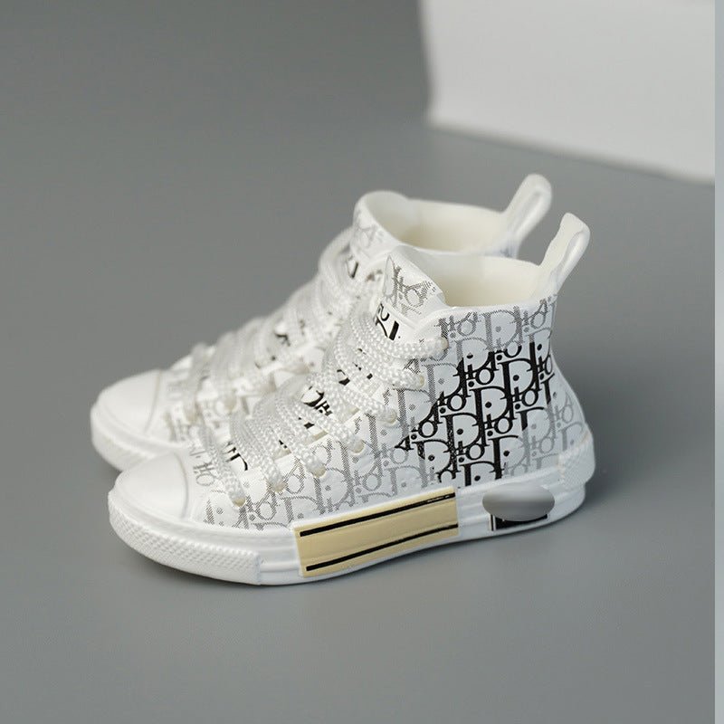 17cm Labubu doll shoes fashion brand high luxury LV GUCCI three - dimensional shoe model - URANBATO