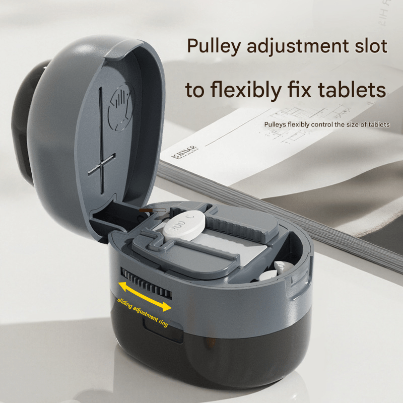 3 - in - 1 Pill Manager,Cut+Divide+Store,500g Portable 56.5×37.5×44.5cm Compact,4 Colors,Moisture - Proof Design - URANBATO