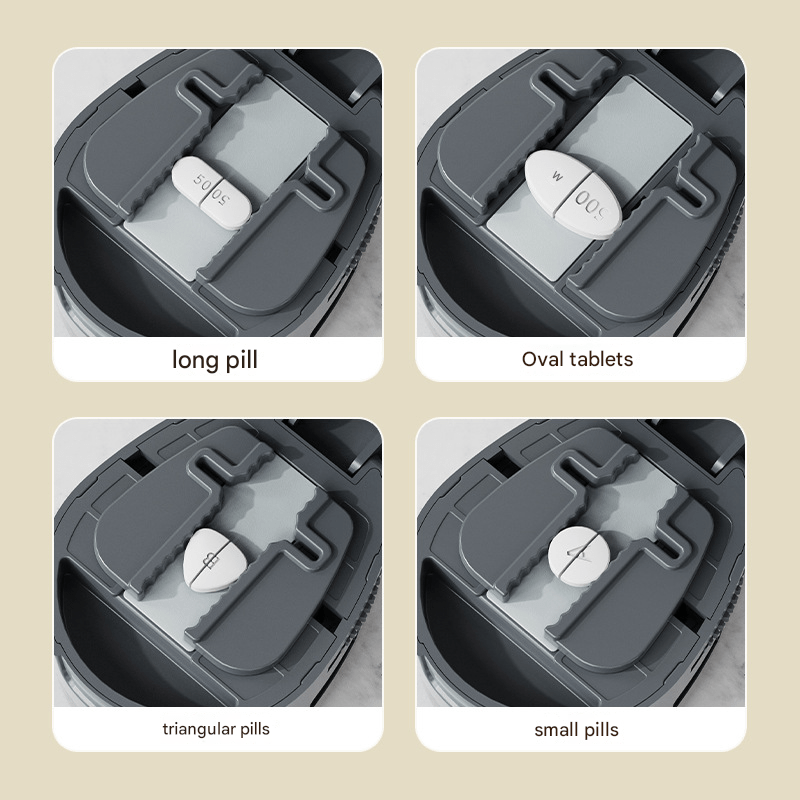 3 - in - 1 Pill Manager,Cut+Divide+Store,500g Portable 56.5×37.5×44.5cm Compact,4 Colors,Moisture - Proof Design - URANBATO