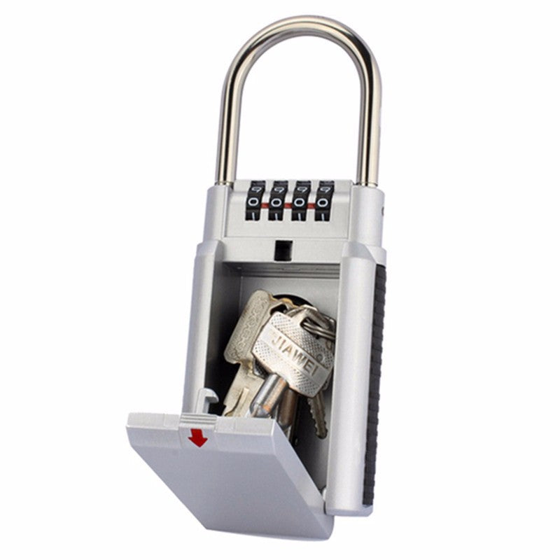Wall-Mount Key Safe,Zinc Alloy Protective Case,40mm Wide Shackle,​​620g Durable Build,IP65 Waterproof