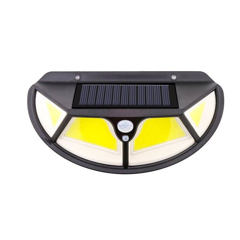 360° Smart Sensing,Solar Motion Light,100 - LED Quad - Side 3 Light Modes,6 - 12H Runtime,Life - Proof Courtyard Guard - URANBATO