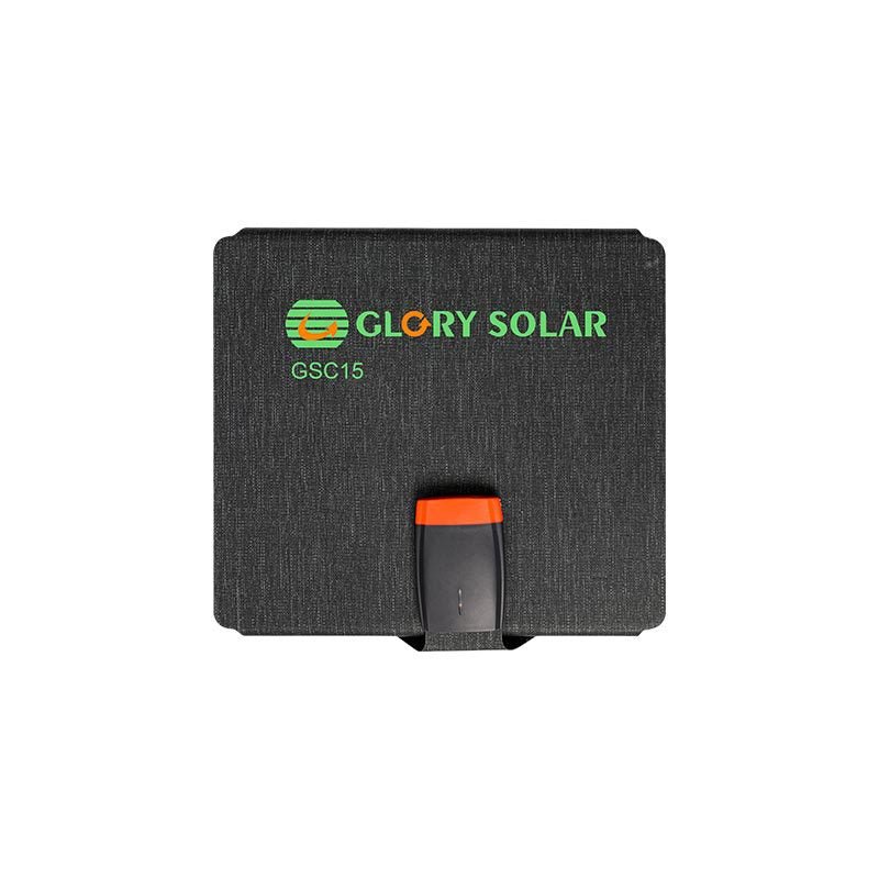 36W Mini photovoltaic folding bag, portable solar charger for outdoor cycling, USB mobile phone solar charging panel - URANBATO