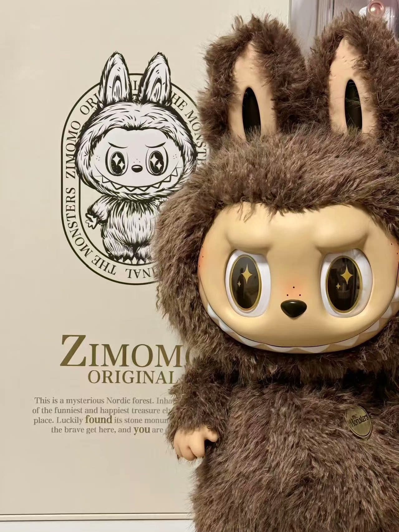 58cm Zimomo Big Chief Archangel Big Baby Enamel Face Blind Box Plush Doll Ornaments Plush Doll Pendant - URANBATO