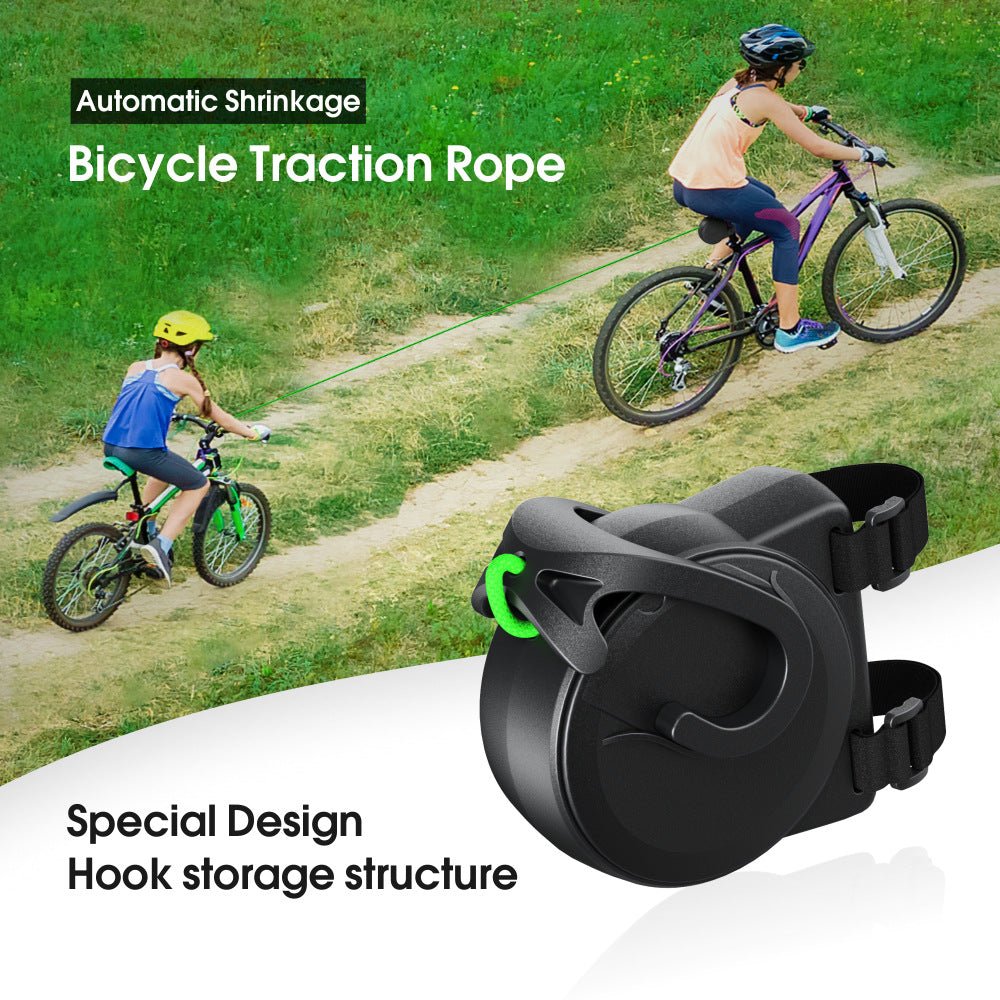 Bicycle trailer rope, bicycle towing device, parent - child bicycle trailer rope - URANBATO