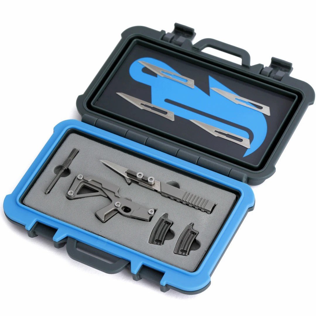 British 3COIL PUNA EDC multi - purpose outdoor multi - tool portable knife, gun - shaped portable tool set, portable keychain, hexagonal tool, screwdriver - URANBATO