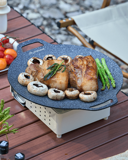 BSWolf Granite Grill｜Scratch - Proof Heat Core｜Portable and ultra - light, only 0.43kg - URANBATO