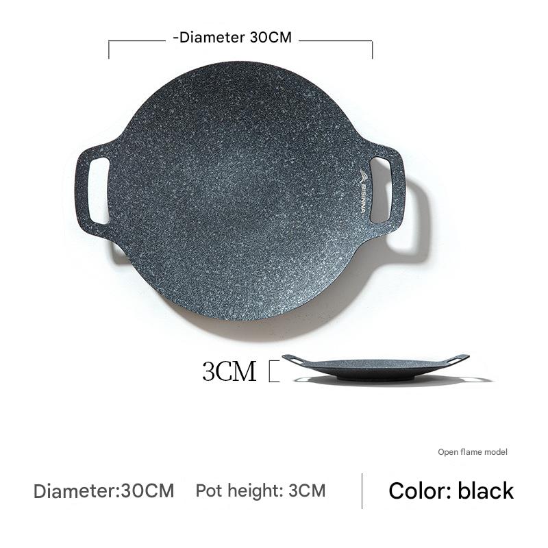 BSWolf Granite Grill｜Scratch - Proof Heat Core｜Portable and ultra - light, only 0.43kg - URANBATO