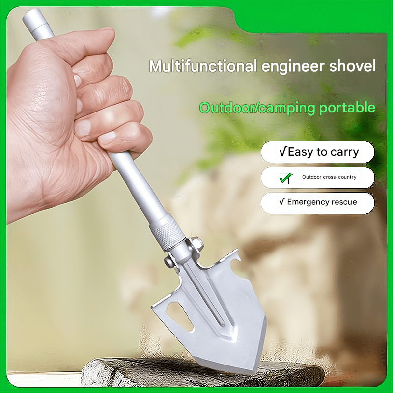 [Camping Tools]Multi - Function Portable Folding Shovel,Foldable and easy to store, lightweight and durable - URANBATO