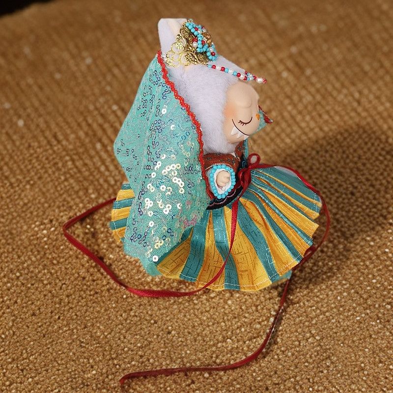 Clothes for labubu 17CM doll clothes ancient style Dunhuang style Hanfu original design - URANBATO