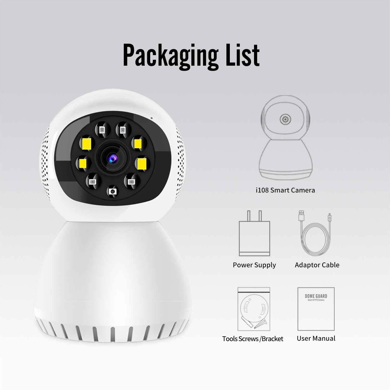 CloudAnt 360° Guardian,1080P Dual Night Vision,5G Hyper - Stream,AI Auto - Tracking, - 20℃ to 65℃ Survivor - URANBATO