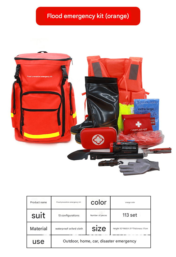 Comprehensive emergency rescue package | Flood prevention/disaster preparedness/survival three - core system - URANBATO