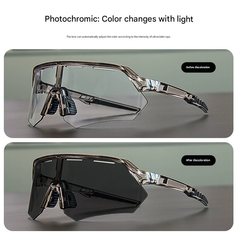 Cyclops Smart Cycling Goggles｜31g AirFit｜0.1s PhotoSync Semi - Rimless｜All - Day Shield - URANBATO