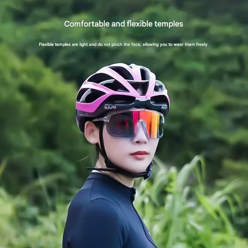 Cyclops Smart Cycling Goggles｜31g AirFit｜0.1s PhotoSync Semi - Rimless｜All - Day Shield - URANBATO