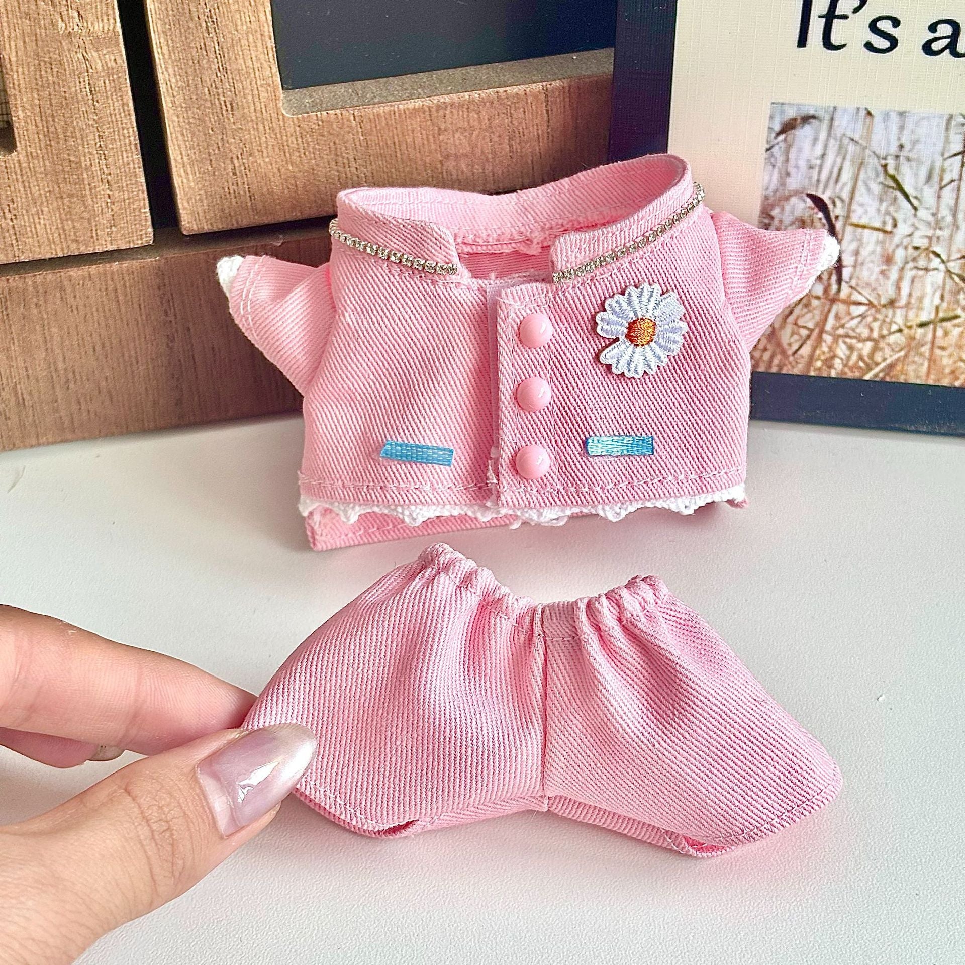 G.Dragon same style Labubu doll clothes 17cm set second generation pendant plush doll clothes - URANBATO