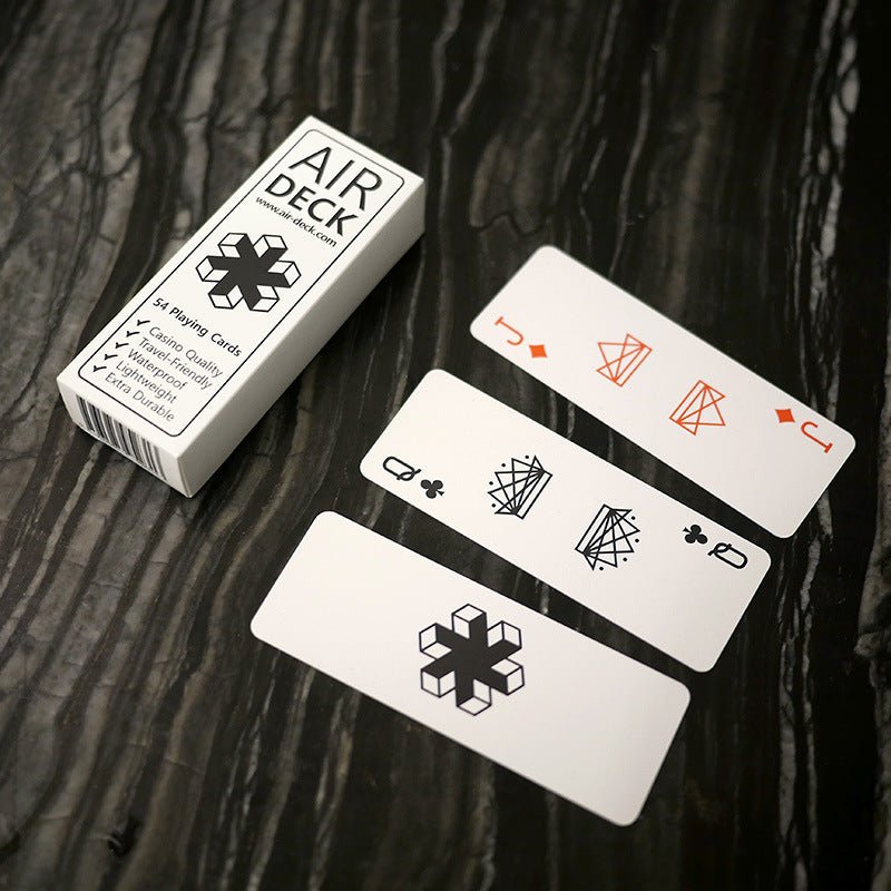 German Air Deck plastic playing cards, travel waterproof and durable high quality outdoor portable, mini cute playing cards - URANBATO