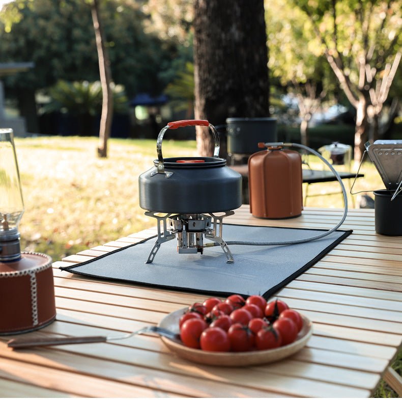 High - power three - burner stove, outdoor portable cassette stove, outdoor windproof stove, cooking and boiling water stove equipment, camping and picnic gas stove, compatible with flat gas tank and long gas tank cassette stove - URANBATO