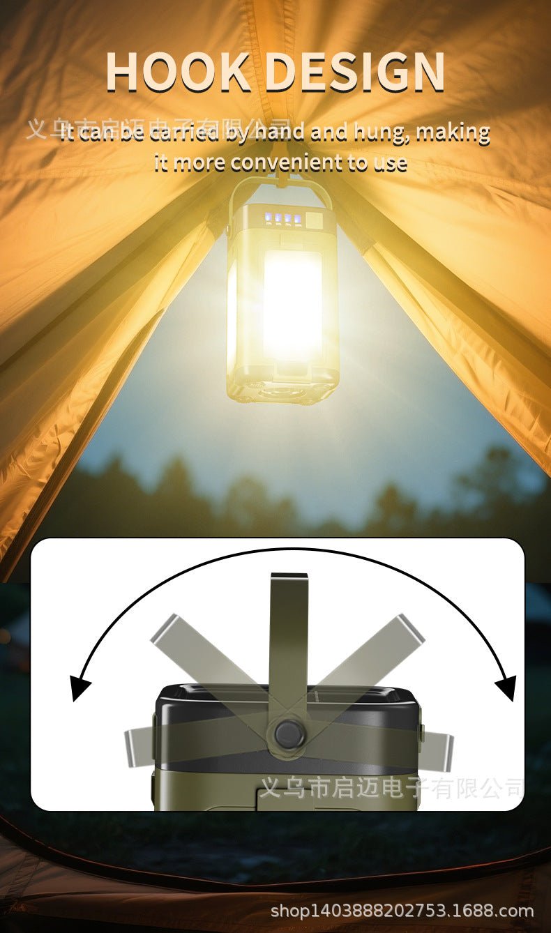 imai Quad - Fold Solar Camp Light Fold - to - Function Sun - Powered 316g Featherlight - URANBATO