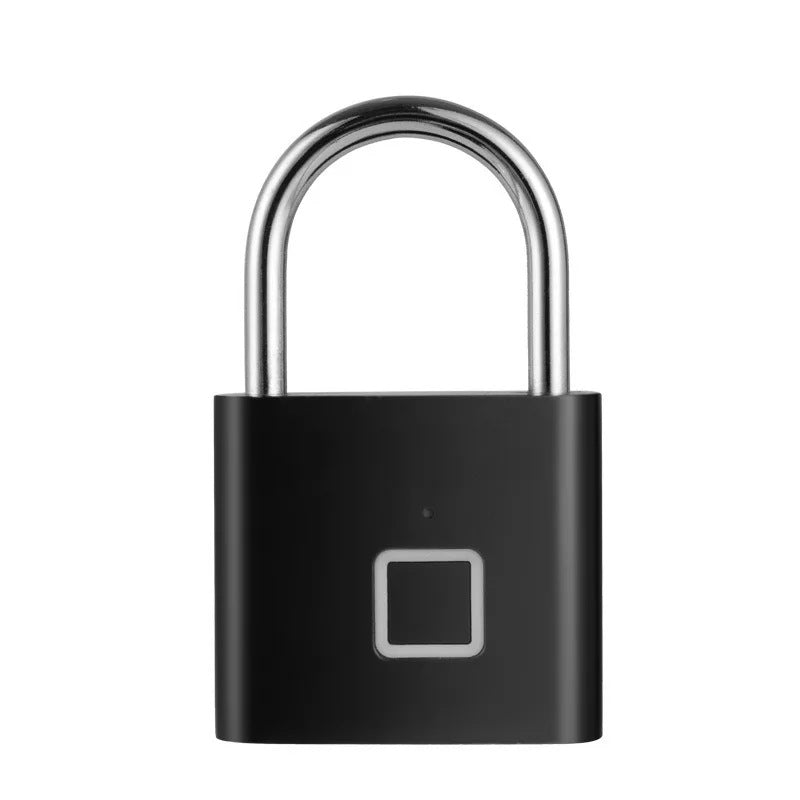 Keyless waterproof and rust - proof smart fingerprint padlock, outdoor electronic padlock head, cabinet door anti - theft password lock - URANBATO