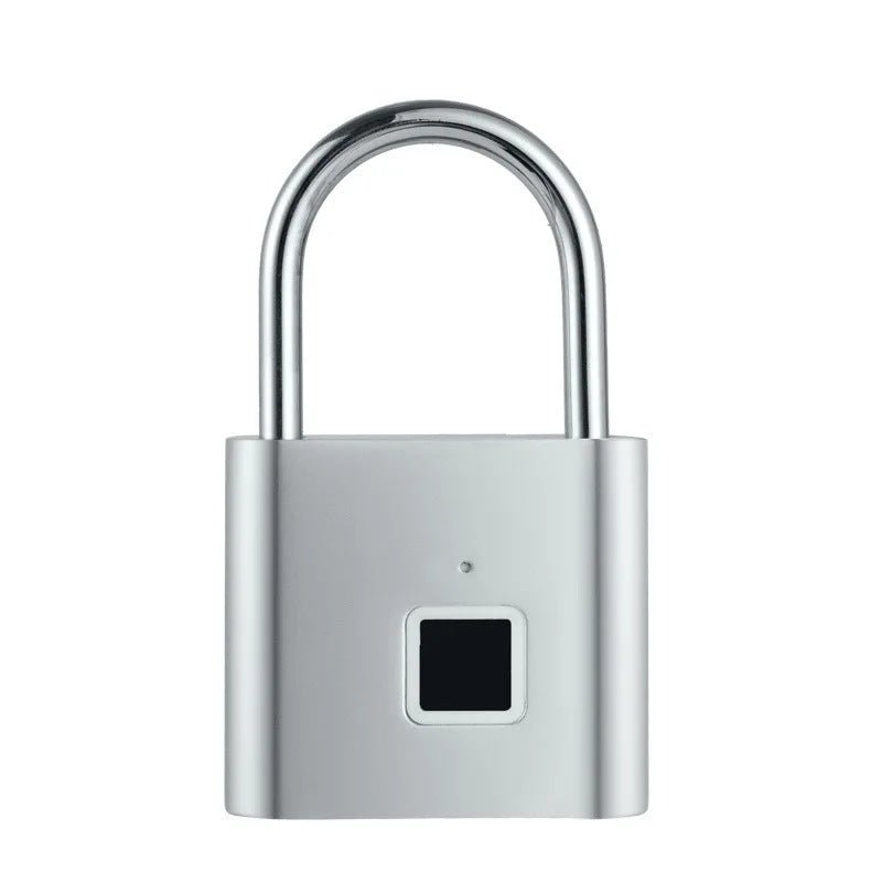 Keyless waterproof and rust - proof smart fingerprint padlock, outdoor electronic padlock head, cabinet door anti - theft password lock - URANBATO