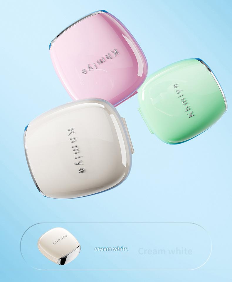 Khmiye Electroplated Pill Case,Jewel - like Finish,72g Pocket Organizer Magnetic Slide Cover,Multi - Compartment,8.1×7.4×3.8cm Compact - URANBATO