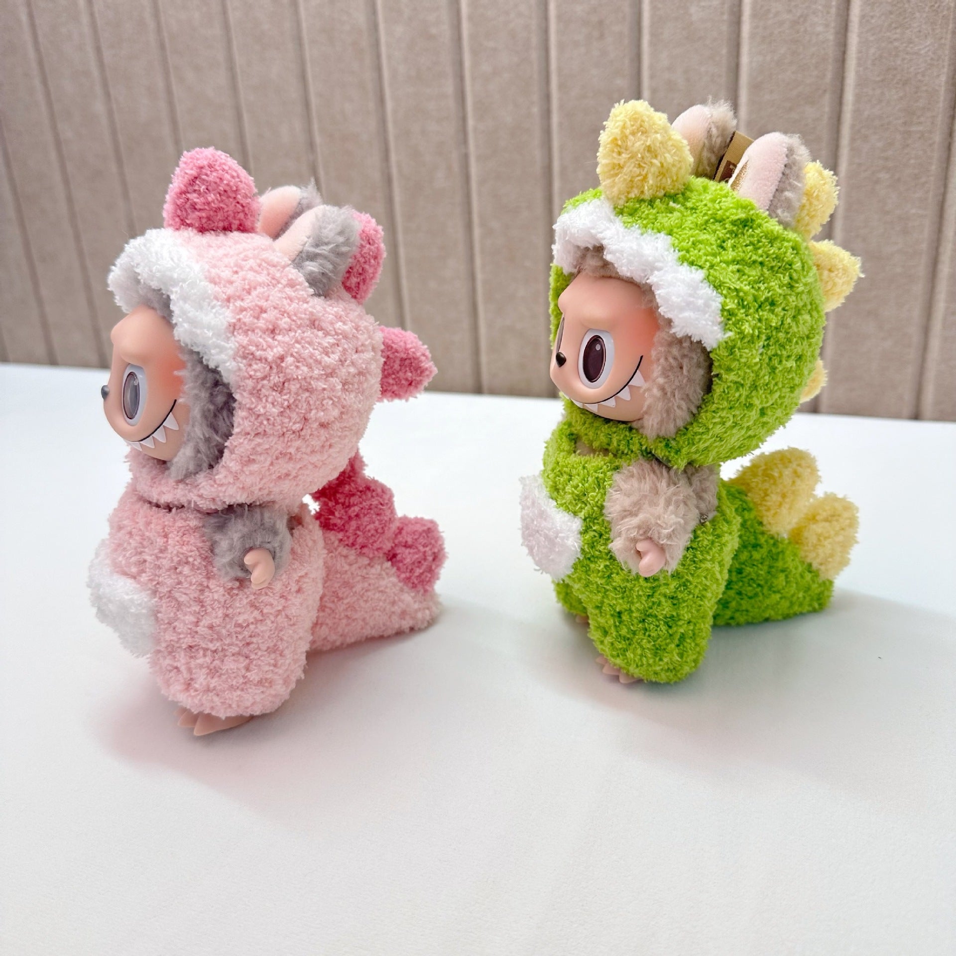[Labubu Dress Up] 15cm Doll Labubu Dinosaur Set Dress Up Pendant - URANBATO