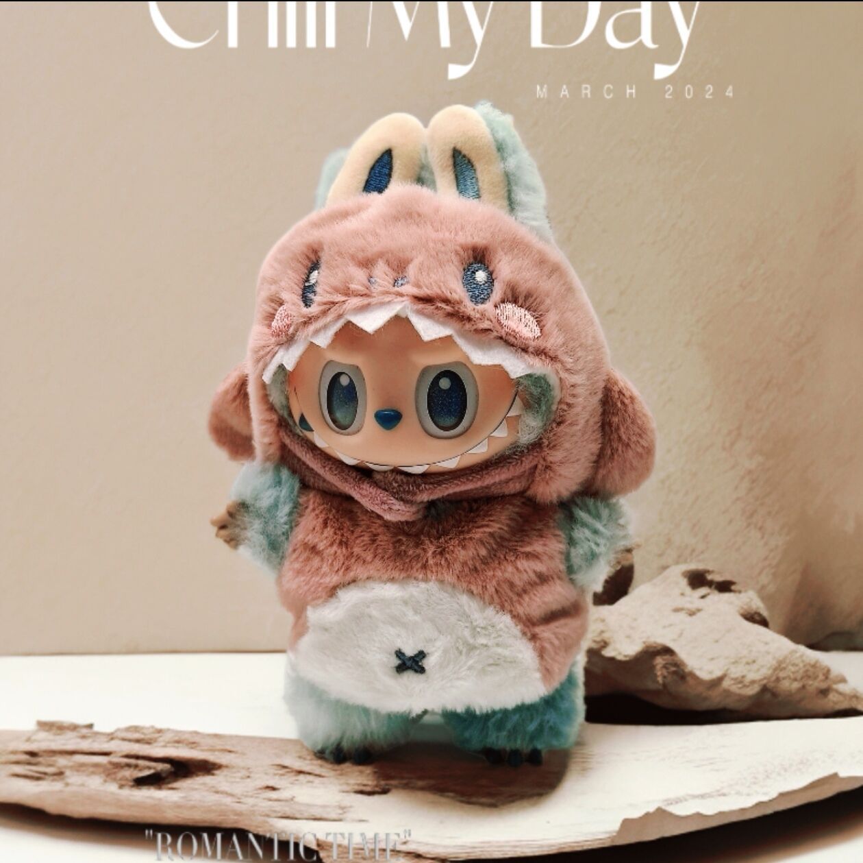 [Labubu Dress Up] 17cm 1st, 2nd and 3rd generation baby clothes labubu cotton doll plush dinosaur plush shark - URANBATO