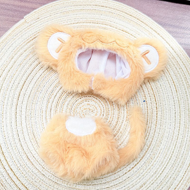 [Labubu Dress Up] 17cm 1st/2nd/3rd generation Labubu doll clothes pendant sitting party cute monkey adventure - URANBATO