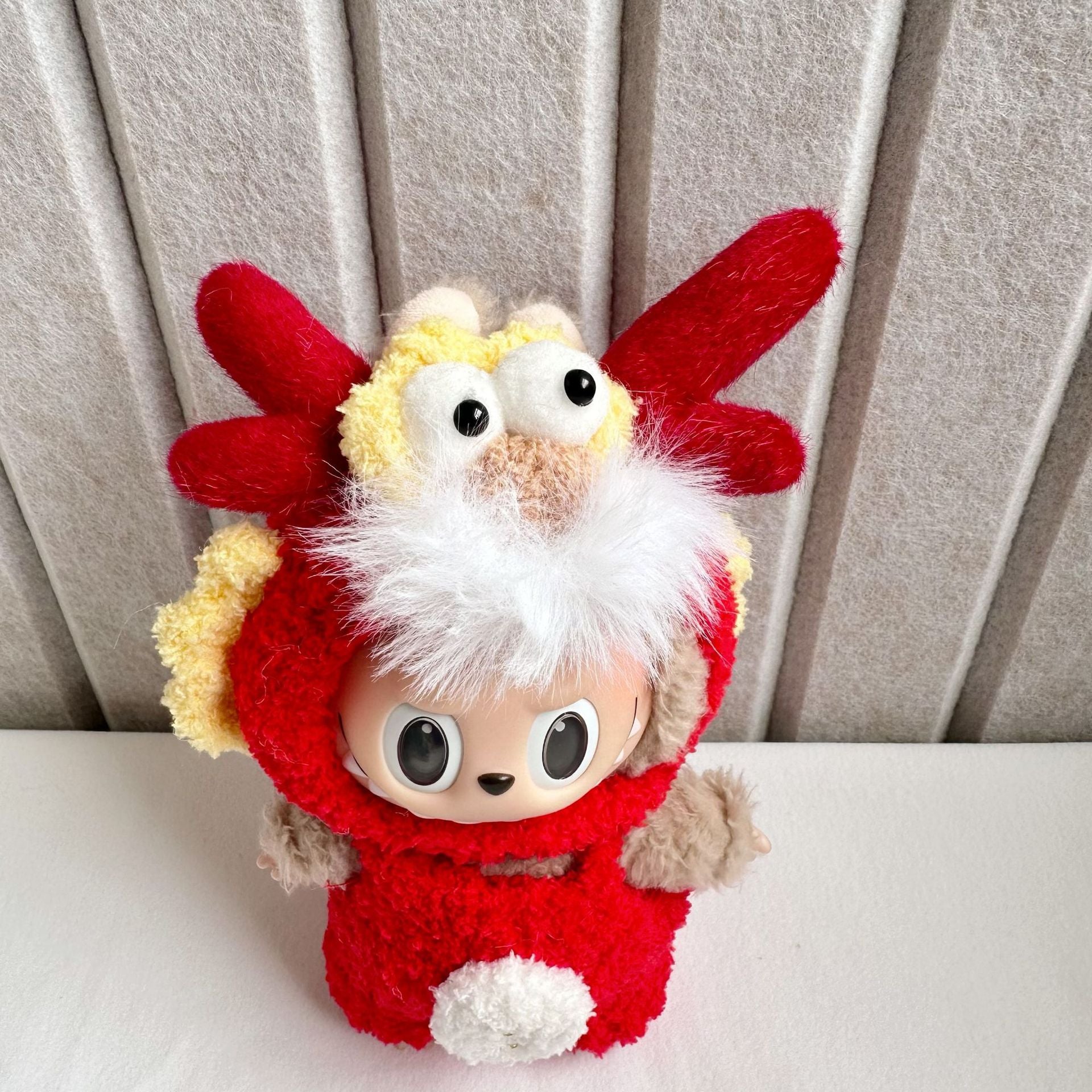 [Labubu Dress Up] 17cm New Clothes Pendant Labubu Year of the Dragon Handmade Dragon Replacement Set - URANBATO