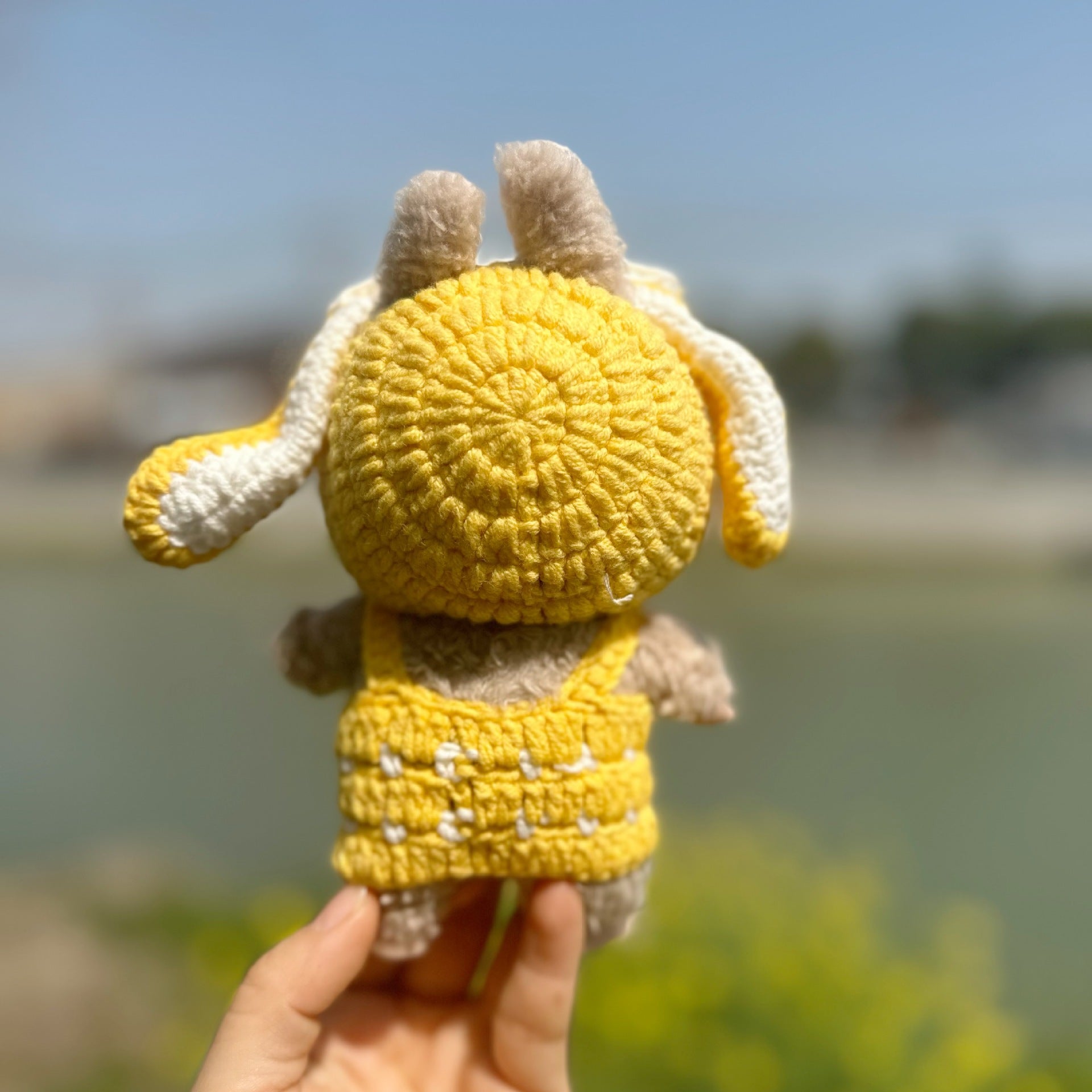 [Labubu Dress Up] 17CM Vinyl Doll Clothes Labubu Handmade Lop - Eared Rabbit Set - URANBATO