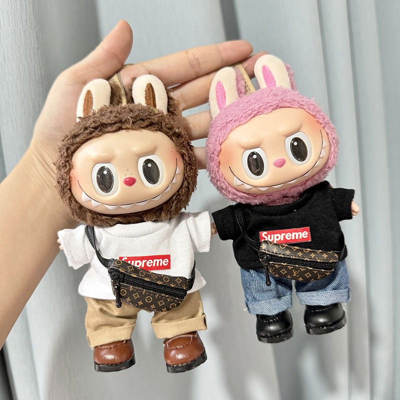 [Labubu Dress Up] First/Second Generation Labubu Doll Clothes Pendant Sitting Party Series Supreme Set - URANBATO