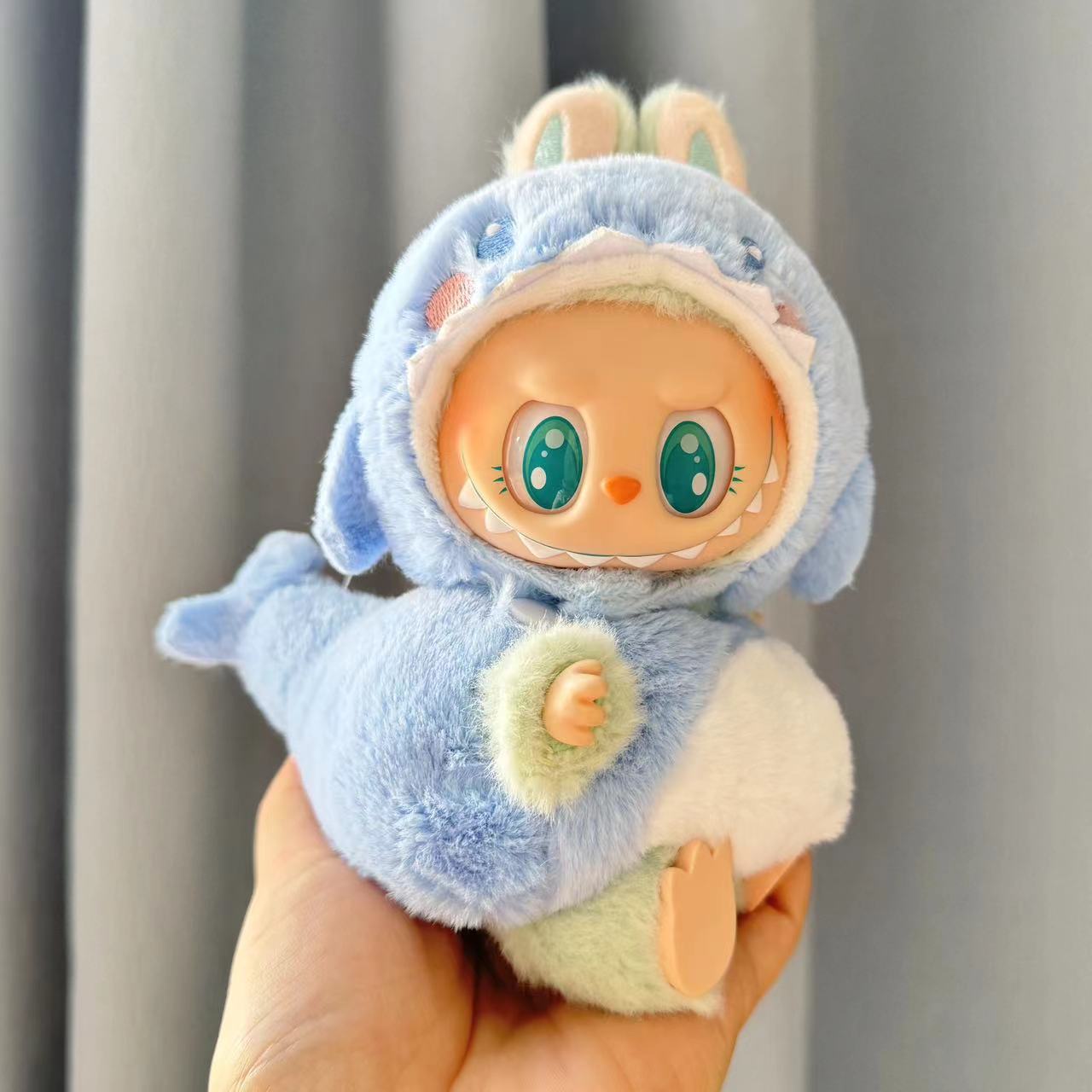 [Labubu Dress Up] First/Second Generation Labubu Doll Clothes Sit and Sit Party Shark Elk Set - URANBATO