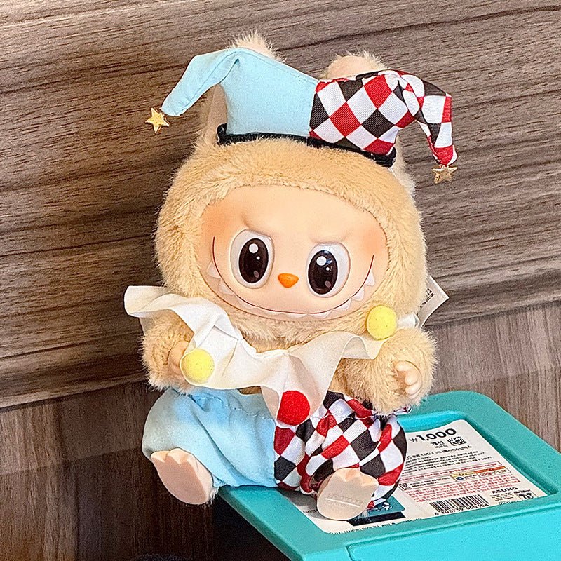 [Labubu Dress Up] First/Second Generation Labubu Doll Clothes Universal Clown Plush Doll Clothing - URANBATO