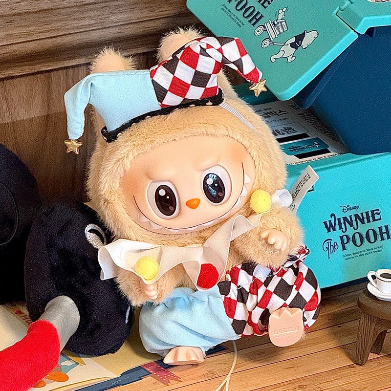 [Labubu Dress Up] First/Second Generation Labubu Doll Clothes Universal Clown Plush Doll Clothing - URANBATO