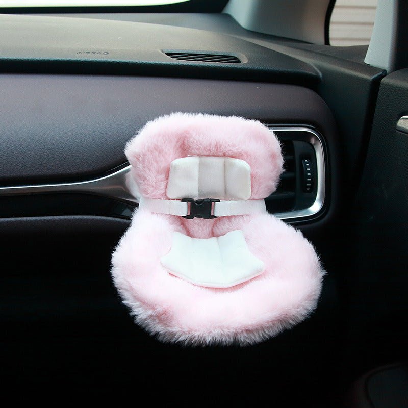 【Labubu Safety Seat】 Labubu Car Air Vent Cartoon Plush Decoration - URANBATO
