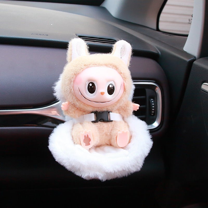 【Labubu Safety Seat】 Labubu Car Air Vent Cartoon Plush Decoration - URANBATO