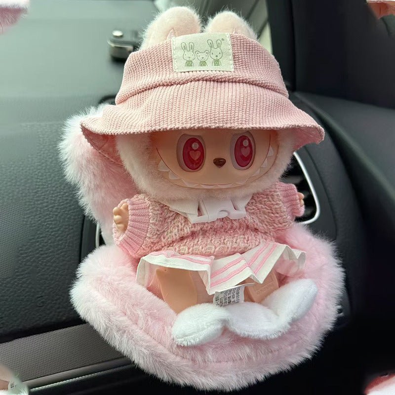 【Labubu Safety Seat】 Labubu Car Air Vent Cartoon Plush Decoration - URANBATO