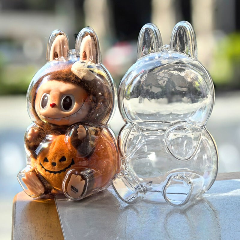 [Lazy Beast] High - quality LABUBU Pumpkin Party Acrylic Transparent Protective Case - URANBATO
