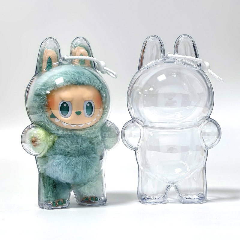[Lazy Naughty Beast Original] High - quality LABUBU 3 generation macaron acrylic transparent protective case - URANBATO