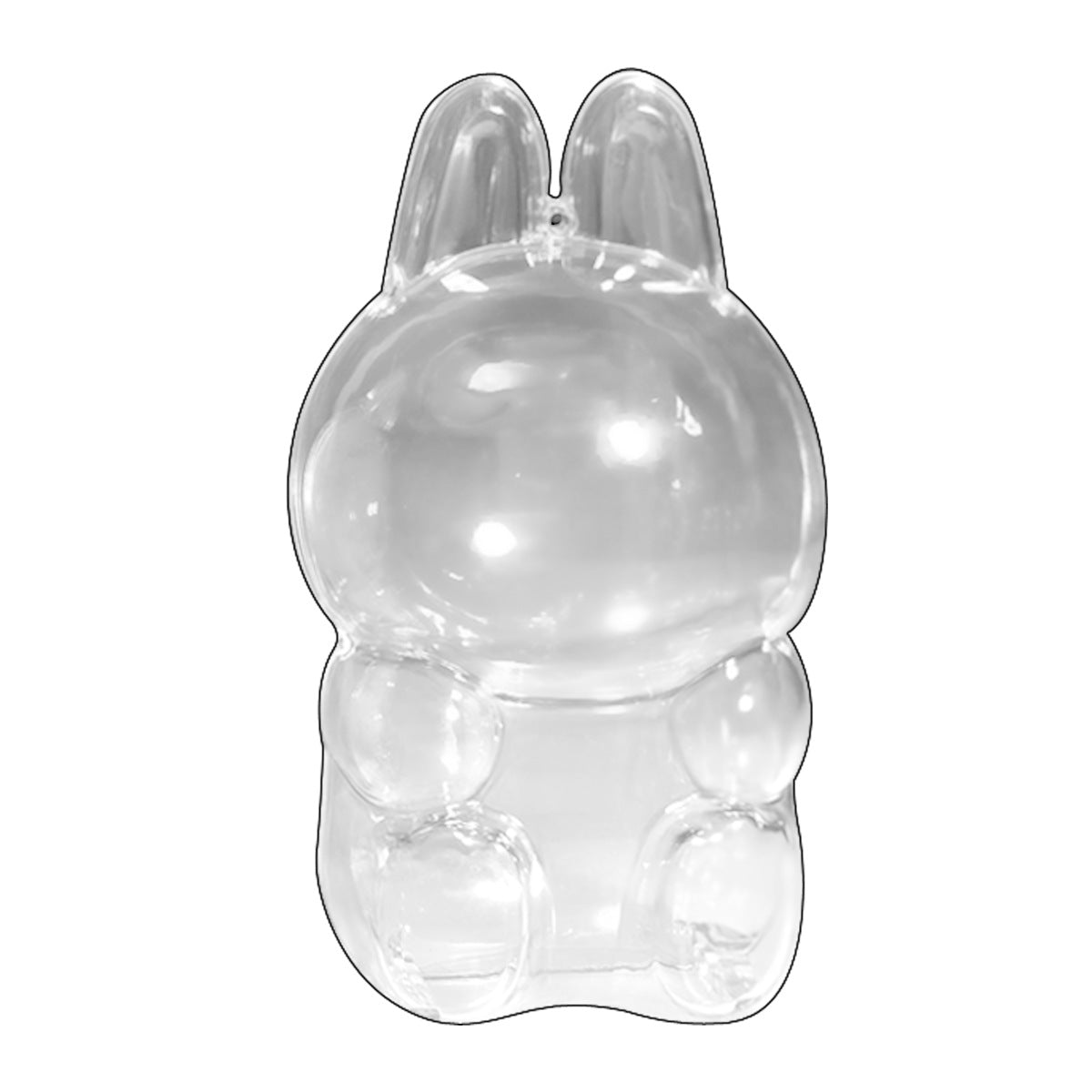 [Lazy Naughty Beast Original] High - quality LABUBU Labubu Sit Party Acrylic Transparent Protective Case - URANBATO