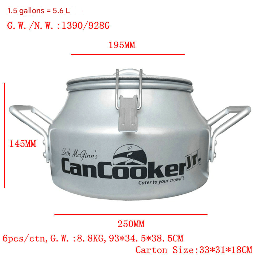 Mongolian stone barbecue pot, outdoor camping micro pressure cooker, high - quality pressure cooker, outdoor explosion - proof open fire cooking pot, large - capacity picnic pot - URANBATO