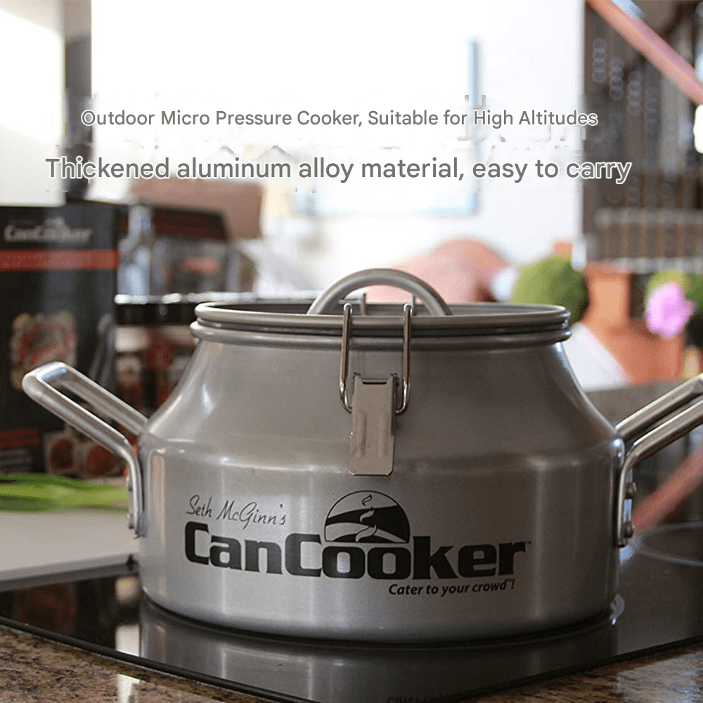 Mongolian stone barbecue pot, outdoor camping micro pressure cooker, high - quality pressure cooker, outdoor explosion - proof open fire cooking pot, large - capacity picnic pot - URANBATO