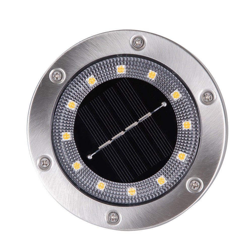 Outdoor solar ground lights, villa yard lawn lights, garden camping lights, warm light lawn lights - URANBATO