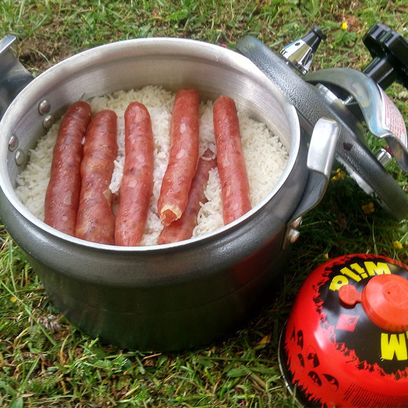 Outdoor travel pressure cooker, cooking pressure cooker, self - driving cooking equipment, outdoor supplies rice cooker, universal induction cooker, camping portable large - capacity outdoor stove, RV special cooking pot - URANBATO