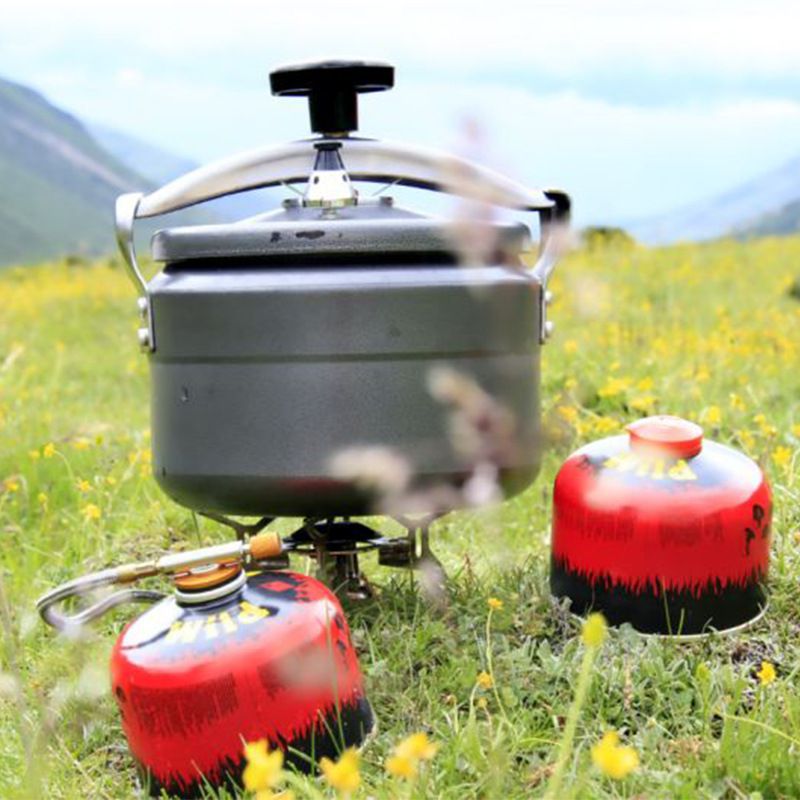 Outdoor travel pressure cooker, cooking pressure cooker, self - driving cooking equipment, outdoor supplies rice cooker, universal induction cooker, camping portable large - capacity outdoor stove, RV special cooking pot - URANBATO