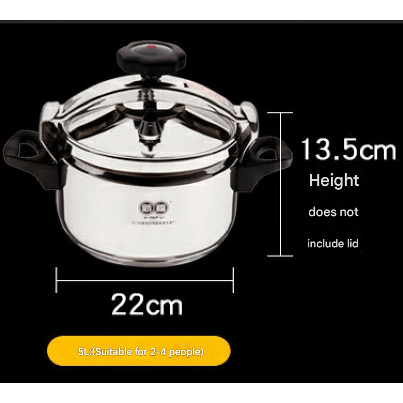 Outdoor travel pressure cooker, cooking pressure cooker, self - driving cooking equipment, outdoor supplies rice cooker, universal induction cooker, camping portable large - capacity outdoor stove, RV special cooking pot - URANBATO