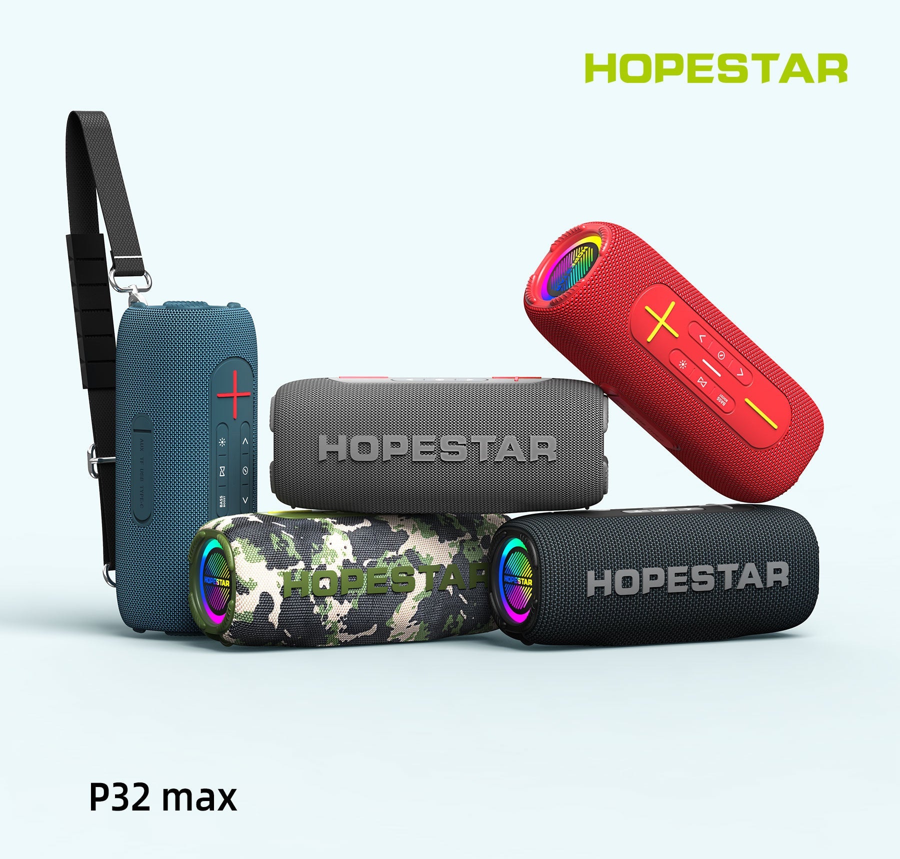 Outdoor waterproof Bluetooth speaker, portable waterproof card speaker, factory direct sales Bluetooth speaker, party camping karaoke - URANBATO