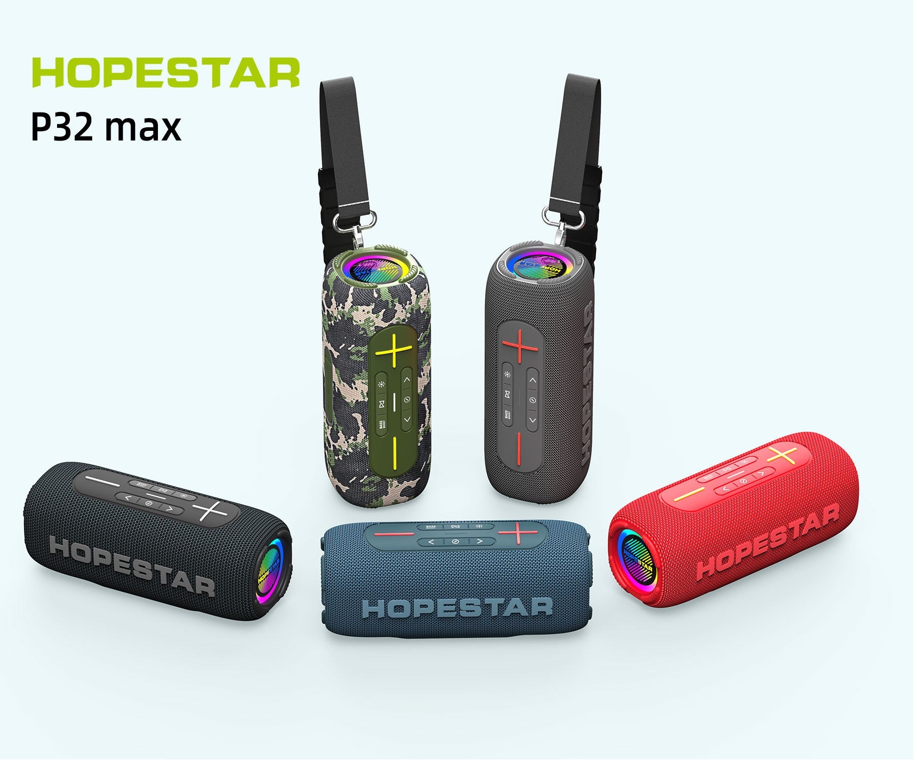 Outdoor waterproof Bluetooth speaker, portable waterproof card speaker, factory direct sales Bluetooth speaker, party camping karaoke - URANBATO